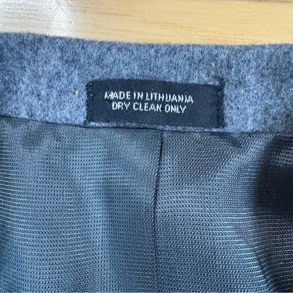 Oscar De La Renta Blazer Men Sz 44R Gray Wool Cashmere Blend Sport Coat